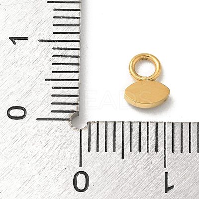 Ion Plating(IP) 304 Stainless Steel with Rhinestone Charms STAS-G351-12G-02-1
