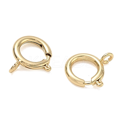 Brass Spring Ring Clasps KK-CBA1AE8-05D-G-1