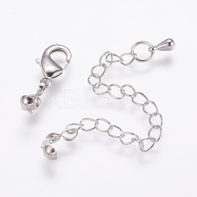 Long-Lasting Plated Brass Chain Extender LS-KK-F711-11P-1