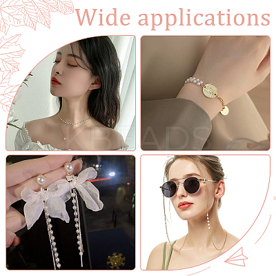 DIY Imitation Pearl Bracelet Necklace Making Kits DIY-BBC0001-08-1
