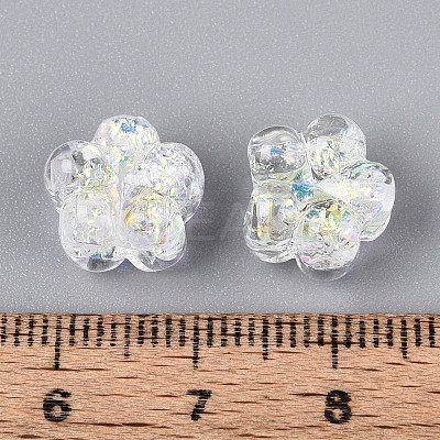 Handmade Foil Lampwork Beads Strands FOIL-T008-06J-1
