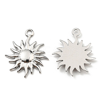 Non-Tarnish 304 Stainless Steel Pendants STAS-R124-05P-1
