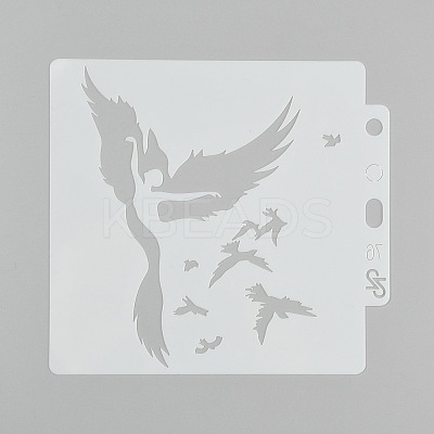 Large Plastic Reusable Drawing Painting Stencils Templates DIY-F053-25F-1