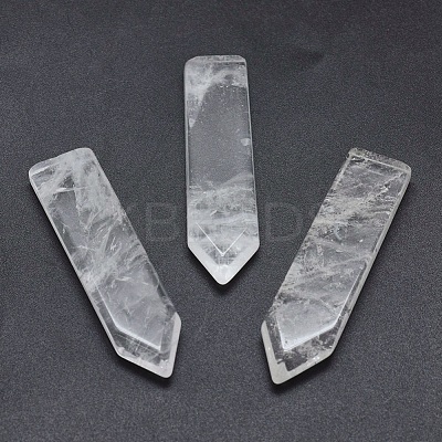 Natural Quartz Crystal Cabochons X-G-P384-E10-1