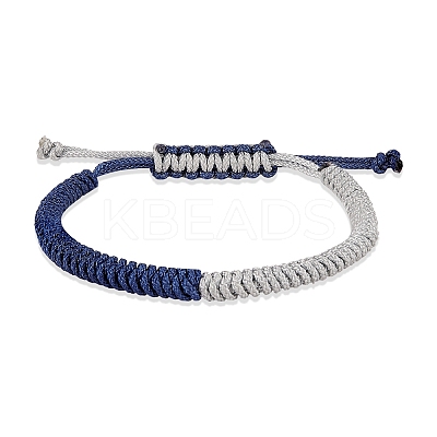 Nylon Threads Braided Bracelet BJEW-SW00058-2-1
