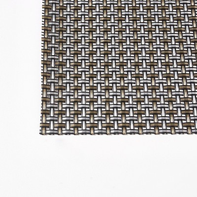 (Clearance Sale)PVC Non-Slip Imitation Rattan Insulation Pad AJEW-TAC0003-02-1
