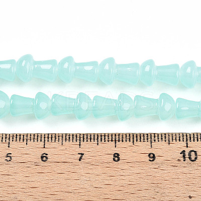Baking Paint Glass Beads Strands DGLA-N007-01I-1