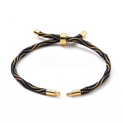 Nylon Cord Silder Bracelets MAK-C003-03G-25-1