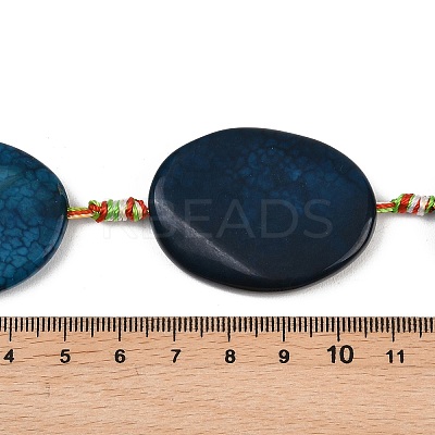 Natural Dragon Veins Agate Beads Strands G-P605-L01-01A-1