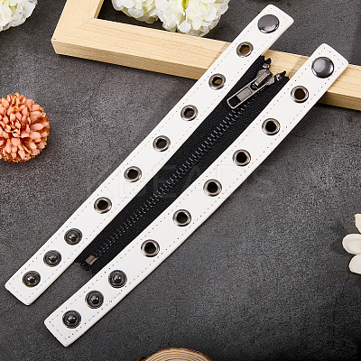 Punk PU Leather Cord Bracelets BJEW-WH20008-12B-1