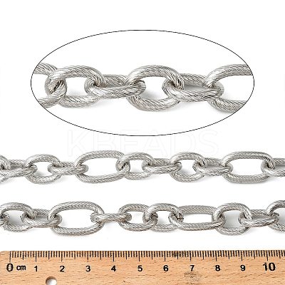 304 Stainless Steel Figaro Chains CHS-H114-01P-1