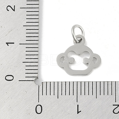 Non-Tarnish 304 Stainless Steel Pendants STAS-L279-001P-08-1