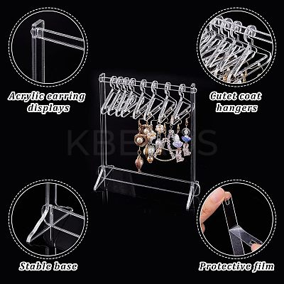 Acrylic Earring Displays EDIS-FH0001-01-1