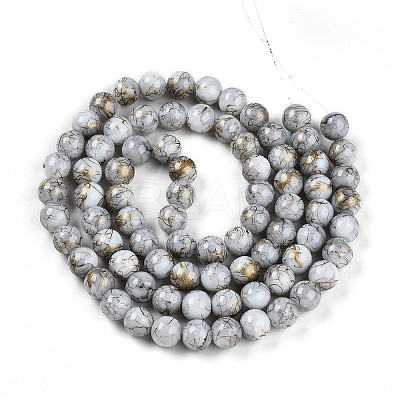 Baking Paint Glass Beads X1-DGLA-N003-10mm-B01-1