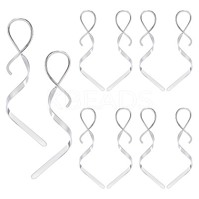 5Pairs Vortex Spiral 304 Stainless Steel Dangle Earrings for Women EJEW-ME0001-15-1