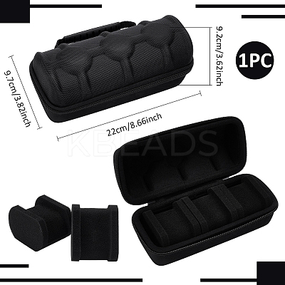 3-Slot Oxford Cloth Watch Roll Travel Cases AJEW-WH0348-719-1