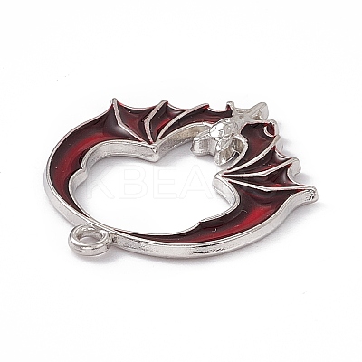 Alloy Enamel Pendants X-FIND-A021-07P-B-1