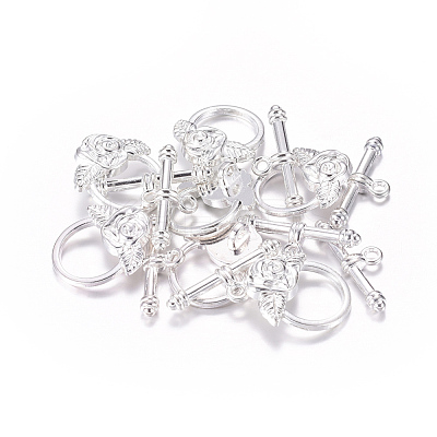 Tibetan Style Toggle Clasps LS-LF0026Y-S-1