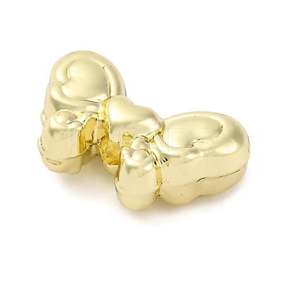 Rack Plating Alloy Beads PALLOY-R450-07G-1