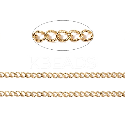 Ion Plating(IP) 304 Stainless Steel Curb Chains CHS-E005-01G-1