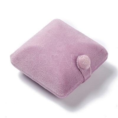 Square Velvet Necklace Boxes VBOX-C001-02B-1