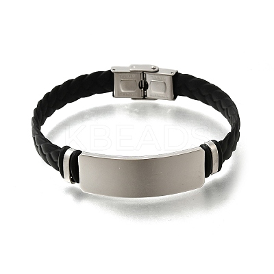 Imitation Leather Cord Braided Bracelets LS-BJEW-B126-01P-1