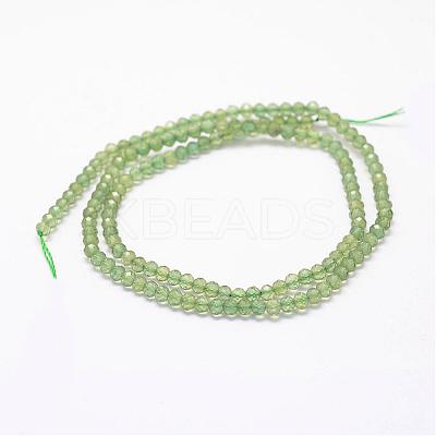 Natural Green Apatite Beads Strands G-F460-58-1