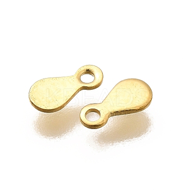 304 Stainless Steel Stamping Blank Tag Charms STAS-F311-04G-01-1