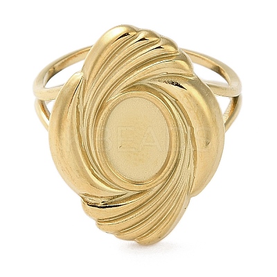 Ion Plating(IP) 304 Stainless Steel Finger Rings RJEW-C075-04G-G-1