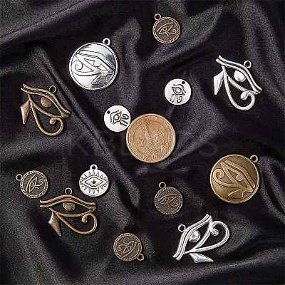 Tibetan Style Alloy Pendants TIBEP-SC0001-54-1