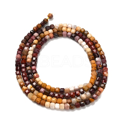 Natural Mookaite Beads Strands G-L634-D03-2.5x2.5mm-1