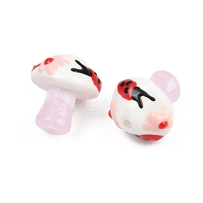 Handmade Lampwork Enamel Beads LAMP-B055-02A-1