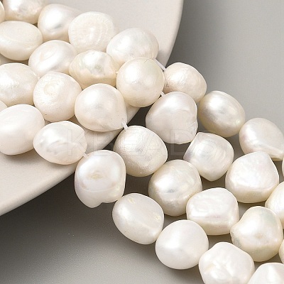 Natural Cultured Freshwater Pearl Beads Strands PEAR-A006-13B-1