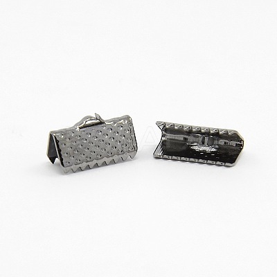 Iron Ribbon Crimp Ends X-E005Y-B-1