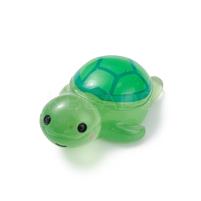 Luminous Resin Sea Animals Display Decoration DJEW-R007-01E-1