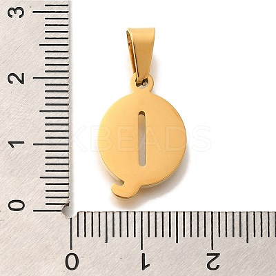 Ion Plating(IP) 304 Stainless Steel Rhinestone Pendants STAS-U035-01G-Q-1