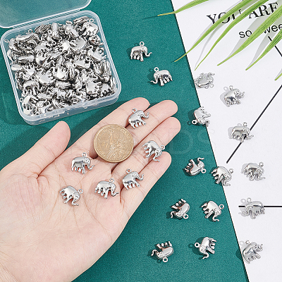 100Pcs 304 Stainless Steel Charms STAS-UN0041-78-1