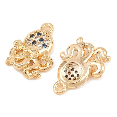 Brass Micro Pave Cubic Zirconia Pendants KK-L261-14B-G-1