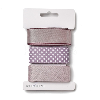 9 Yards 3 Styles Polyester Ribbon SRIB-A014-I03-1