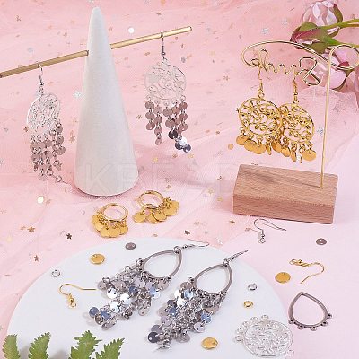 DIY Chandelier Earring Making Kit DIY-SZ0009-62-1