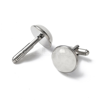 304 Stainless Steel Cuff Buttons G-C185-02P-32-1