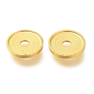 Brass Spacer Beads KK-B121-07C-G-1