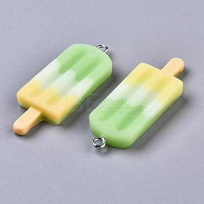 Rainbow Resin Pendants CRES-S359-30B-1