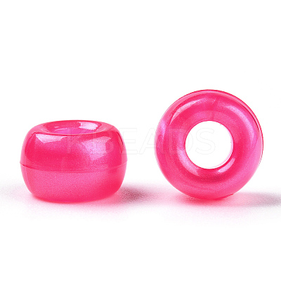 Plastic Pearlized Beads KY-T025-01-D06-1