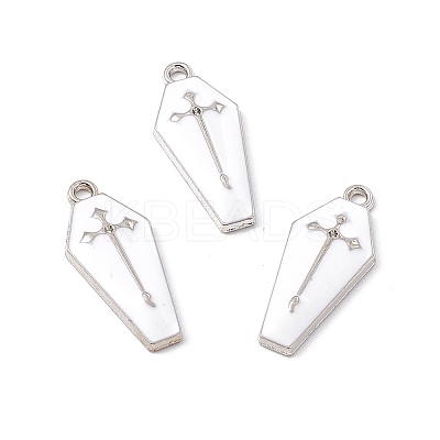 Alloy Enamel Pendants ENAM-H039-10P-1