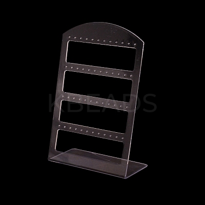 Plastic Earring Displays EDIS-WH0029-10A-1
