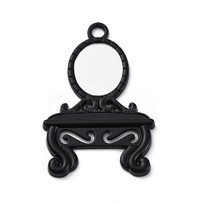 Glass Mirror Pendants FIND-Z073-03EB-1