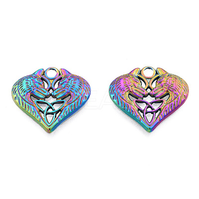 Ion Plating(IP) 201 Stainless Steel Pendants LS-STAS-N098-241M-1
