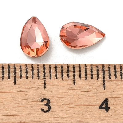 Glass Rhinestone Cabochons RGLA-P037-11A-D262-1
