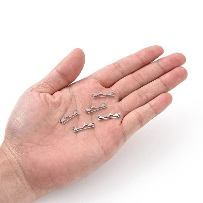 Tarnish Resistant 201 Stainless Steel Links connectors STAS-S105-T574D-1-1